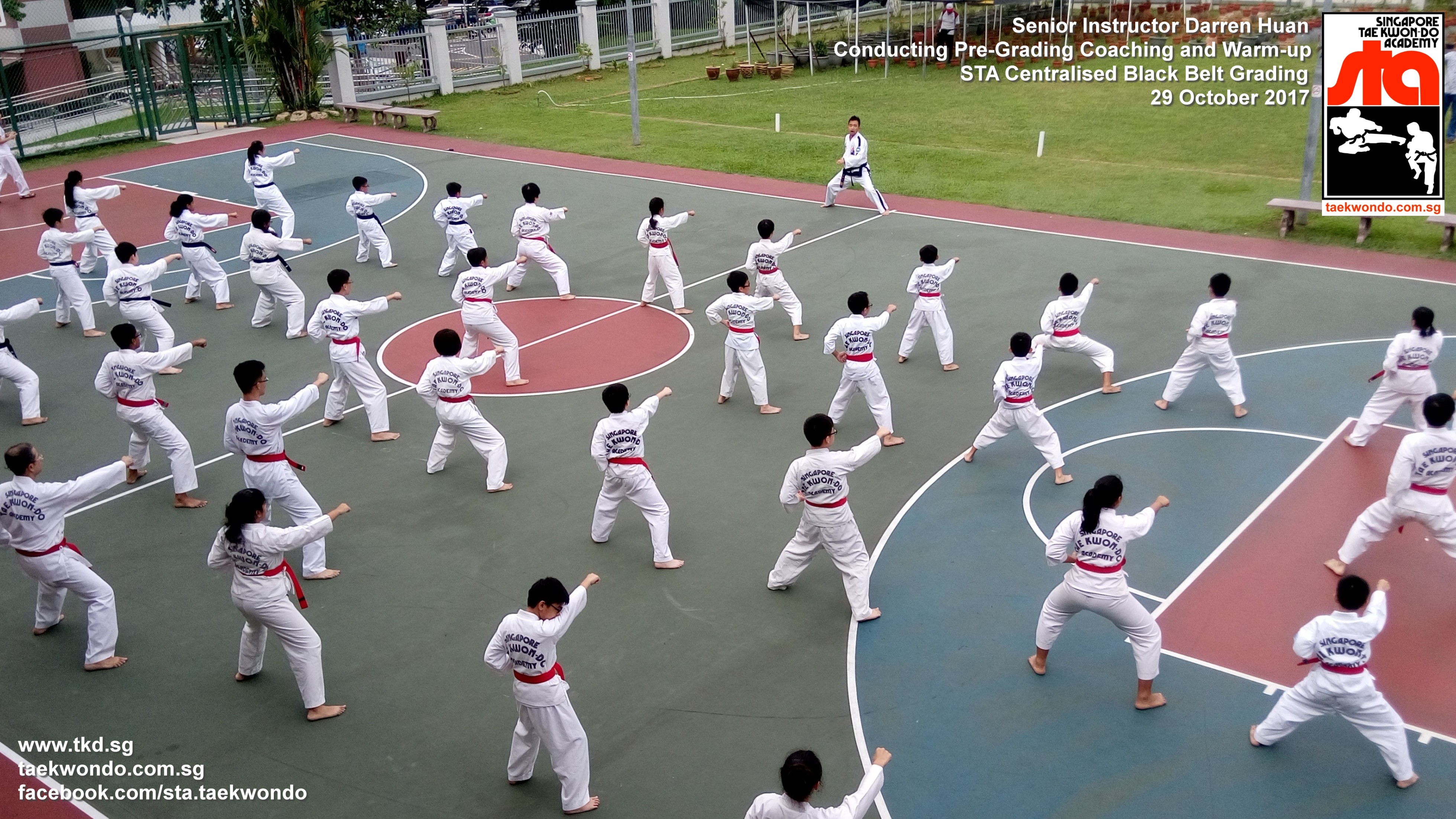 STA Centralised Grading Singapore Taekwondo Academy Ang Mo Kio Yishun Paya Lebar Bedok Ayer Rajah Telok Blangah